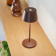 LOOM DESIGN oppladbar LED-bordlampe Modi Micro, IP65, corten