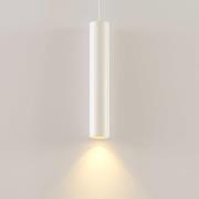 Arcchio Ejona pendellampe, høyde 35 cm, hvit, aluminium
