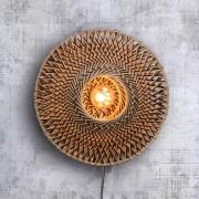 GOOD & MOJO Bali vegglampe laget av bambus, Ø 44 cm