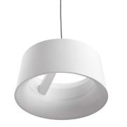 LOOM DESIGN LED-hengelampe Cookie, hvit, aluminium Ø 15 cm
