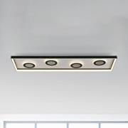 Paul Neuhaus LED-taklampe Dune, 100 cm, svart, CCT, dimbar.