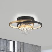 Paul Neuhaus LED-taklampe Rotazo, glass, CCT, dimbar