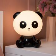 Bordlampe for barn Dodo Panda, svart/hvit, dimbar, ABS