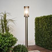 Lindby veilampe Djori, 80 cm, aluminiumsfarget, stål, E27