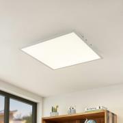 Lindby LED-panel Quais, 60 x 60 cm, hvit, aluminium, 4 000K