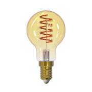 Arcchio LED-pære, LED-filamentpære, E14, 4,9 W, ravfarget