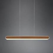 LED-hengelampe Helios uttrekkbar dim CCT kaffe