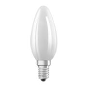 OSRAM LED-pære stearinlys matt E14 1,2W 4000K 255lm