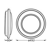 Ledvance Orbis Berlin LED-taklampe svart 49cm