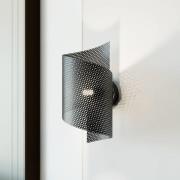 Vegglampe Spiral, svart, metall, G9, 29 cm høy