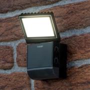 Theben utendørs LED-vegglampe theLeda S8-100, svart, sensor