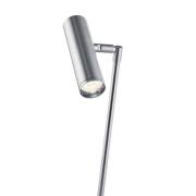 Tom Pro LED-bordlampe, matt nikkel, høyde 47 cm, CCT, dimmer