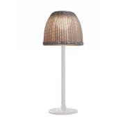 Bover LED-sokkellampe Atticus, høyde 50 cm, naturhvit/beige