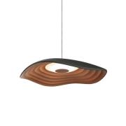 Bover LED-hengelampe Valentina S24, svart/kobber