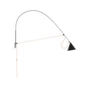 midgard LED-vegglampe AYNO XL, svart/oransje 3 000 K 220 cm