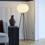 PR Home Base gulvlampe, bronse, høyde 125 cm, tekstil