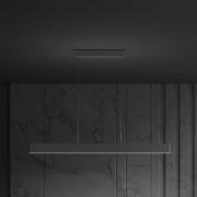 Maytoni LED-hengelampe Step, hvit, 118,5 cm, 3000 K, aluminium