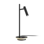 Maytoni Estudo LED-bordlampe, svart Høyde 45,5 cm metall