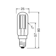 OSRAM LED-filamentpære Special T E14 6,5W Filament 827 klar