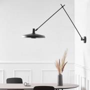 GRUPA Arigato vegg 1-lampe 140cm Ø45cm sort
