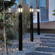 Allsidig sett med 3 LED-lamper for gangstier Amalfi