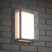 LED utendørs vegglampe Witham, IP54, CCT, antrasitt