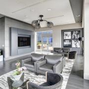 Taklampe Sofia, 3 lyskilder, røykgrå