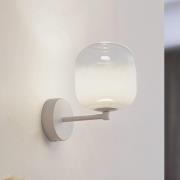 Lucande LED-vegglampe Avelina, hvit