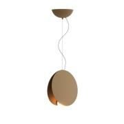 Fabbian Akoya hengelampe, bronse, Ø30cm, 3000K, 1-10Vdimbar