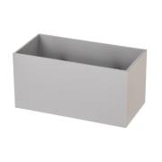 Euluna Elestren vegglampe, kantet, grå