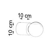 Envostar Peach Puff vegglampe, tresylinder