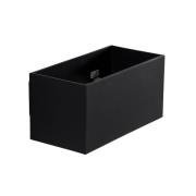 Euluna Elestren vegglampe, kantet, svart