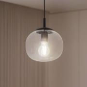 Vibe pendellampe, klart glass, Ø 20 cm