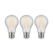 LED glødepære matt E27 A60 2,2W 2700K 470lm 3 stk