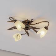 Taklampe Sonia med 3 lyskilder, bronse