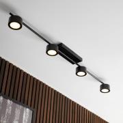 Taklampe Clyde, 4 lyskilder, dimbar