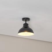 Sven taklampe, 1 lyskilde, svart, stål, E27