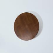 Envostar-vegglampe Rito, valnøtt, Ø 40 cm