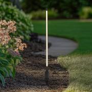 Lindby LED-gatelampe Neano, 80 cm, svart, metall, IP65