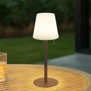 Lindby oppladbar LED-lampe Azalea svart aluminium CCT høydejusterbar