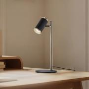 Lumen bordlampe, svart/gull antikk, høyde 42 cm, metall