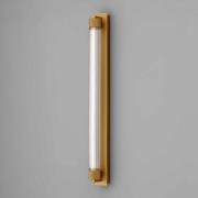 OLEV LED-vegglampe CHARMER, brun, metall/glass, 2700 K IP44