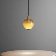 OLEV LED-hengelampe BEAM STICK NUANCE, rav, Ø 20 cm, 927