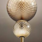 OLEV LED-gulvlampe TERRA&LUNA, gull/rav, metall/glass, 927