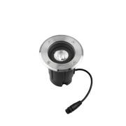 LEDS-C4 LED-bakkespot Gea Easy, 830, grå, Ø 12,5 cm