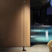 Luceplan LED-veilampe Flia, 180 cm høy, svart, plast