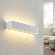 Arcchio LED-vegglampe Karam, 53 cm, hvit, metall, opp/ned