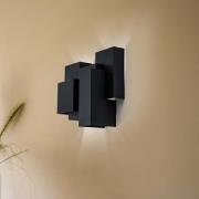 Vegglampe Vegg, svart, 5 x G9, stål