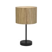 Meadow bordlampe, brun, svart, naturfiber, stål
