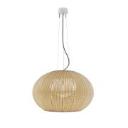 Bover utendørs pendellampe Garota, hvit/elfenbensfarget